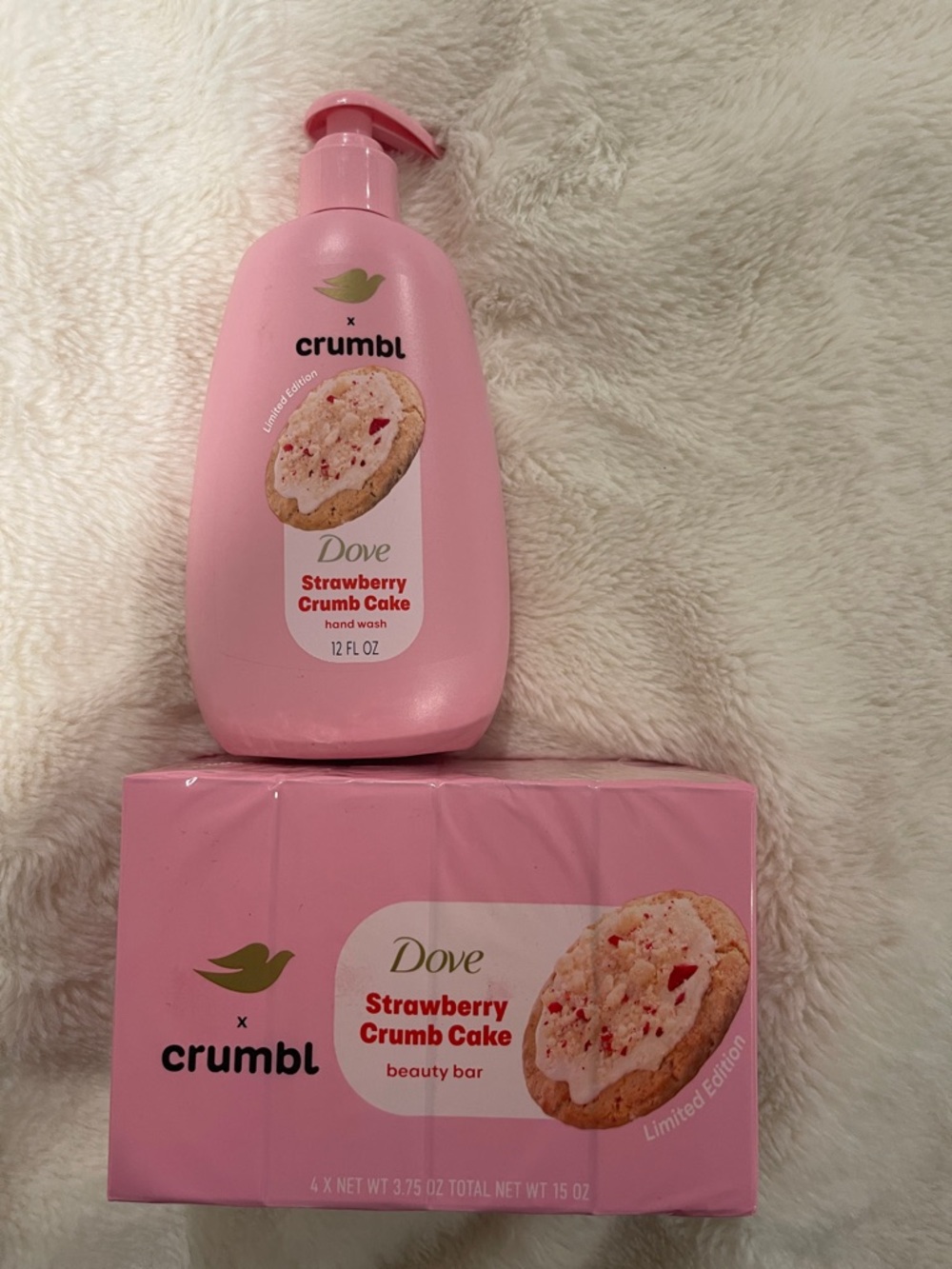 Strawberry Crumb Cake Hand Wash & Beauty Bar Set - Pink